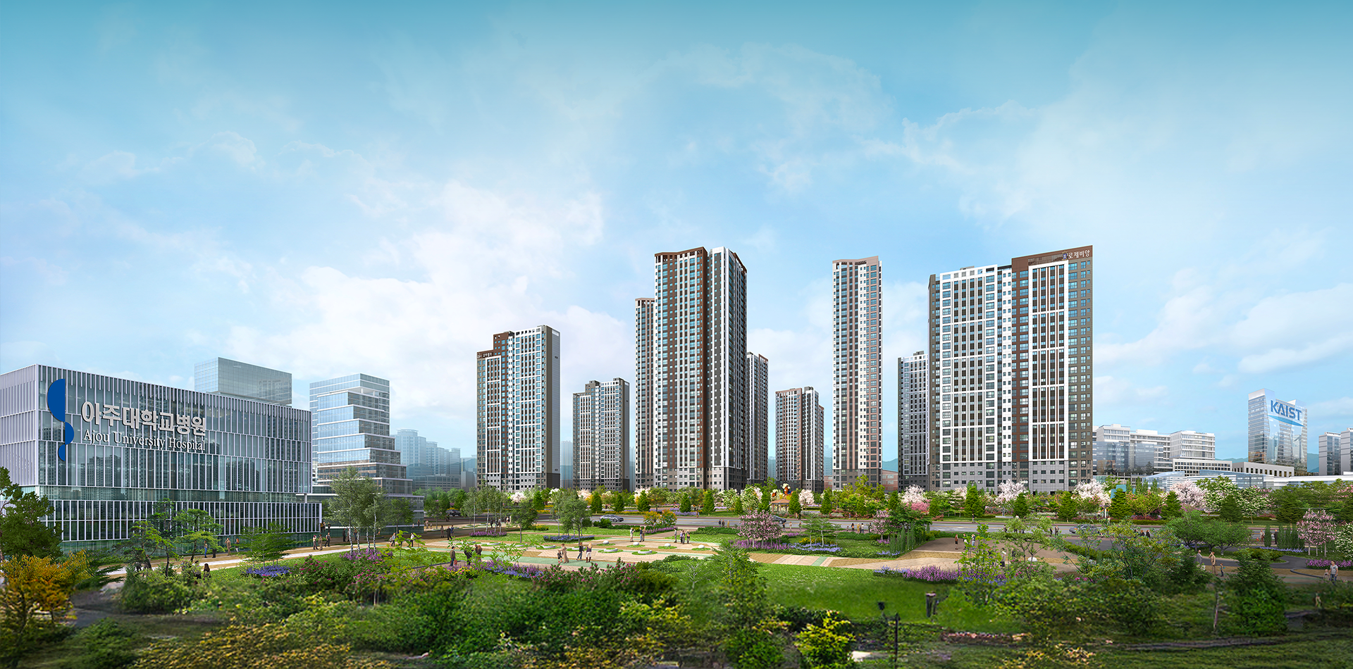브레인시티 메디스파크 로제비앙 모아엘가 조감도